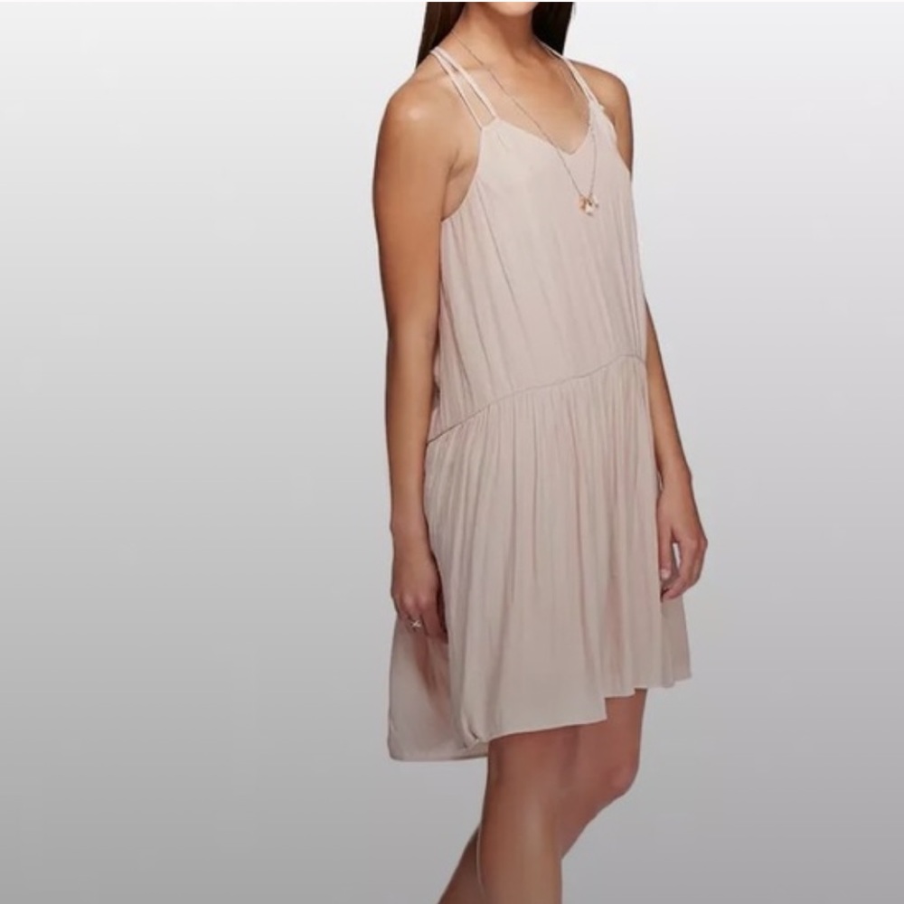 Boho - VERO MODA LIGHT DUSTY PINK DRESS